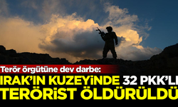 Terör örgütüne dev darbe! Irak'ın kuzeyinde, 32 PKK'lı terörist öldürüldü