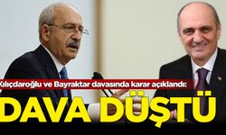 Kılıçdaroğlu ve Bayraktar davasında karar açıklandı: Dava düştü