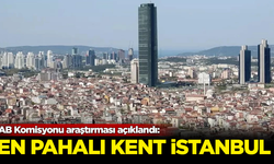 AB Komisyonu araştırması açıklandı: En pahalı kent İstanbul