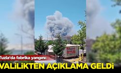 Tuzla'da fabrika yangını: Valilikten açıklama