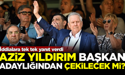 Aziz Yıldırım, Fenerbahçe başkan adaylığından çekilecek mi? Tek tek yanıtladı...