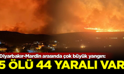 Diyarbakır-Mardin arasında çok büyük yangın: 5 ölü 44 yaralı
