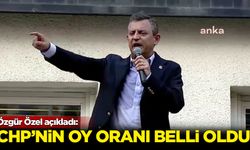 Özgür Özel CHP'nin oy oranını açıkladı