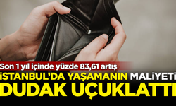 İstanbul'da yaşamanın maliyeti dudak uçuklattı: Son 1 yıl içinde yüzde 83,61 artış