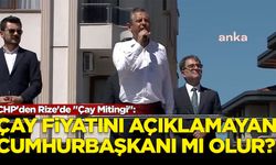 CHP'den Rize'de "Çay Mitingi": Çay fiyatını açıklamayan Cumhurbaşkanı olur mu?