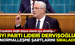 İYİ Parti Lideri Müsavat Dervişoğlu 'normalleşme' şartlarını sıraladı