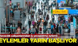 Havacılık çalışanlarından iş yavaşlatma eylemi