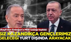 Altaylı'dan Erdoğan'a MEB taslağı tepkisi: Siz kazandıkça gençlerimiz geleceği yurt dışında arayacak