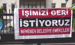 Menemen Belediyesi'nde işten çıkarılan işçiler meclise alınmadı, basına, başkanın özel korumaları müdahale etti