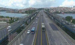 Haliç Köprüsü metrobüs yolundaki asfalt yenileme çalışması tamamlandı
