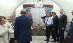 KKTC Cumhurbaşkanı Ersin Tatar, CHP Genel Başkanı Özel'i kabul etti