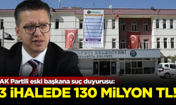 AK Partili eski başkan suç duyurusu: 3 ihalede 130 milyon TL'lik usulsüzlük