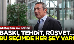 Fenerbahçe Başkanı Ali Koç'tan şok sözler: Bu seçimde baskı, tehdit ve rüşvet var!
