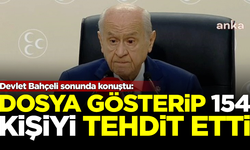 MHP Lideri Devlet Bahçeli sonunda konuştu! Dosya gösterip 154 kişiyi tehdit etti