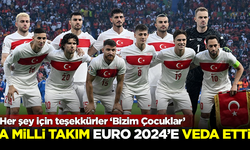 Her şey için teşekkürler 'Bizim Çocuklar'! A Milli Takım, EURO 2024'e veda etti