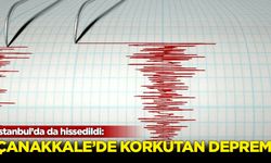 Çanakkale Ezine'de deprem