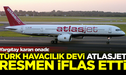 Yargıtay kararı onadı! Türk havacılık devi Atlasjet, resmen iflas etti
