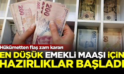 En düşük emekli maaşı için flaş zam kararı! Hazırlıklara başlandı