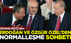 Görüntü KKTC'den! Cumhurbaşkanı Erdoğan ve CHP Lideri Özgür Özel'den 'Normalleşme' sohbeti