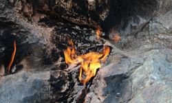 Hatay'daki esrarengiz taş: Yıllardır yanmaya devam ediyor