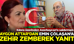 Kıbrıs üzerinden Azerbaycan'a saldıran Emin Çölaşan'a, Prof. Dr. Aygün Attar'dan zehir zemberek yanıt