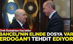 Ümit Özdağ'dan flaş iddia: Devlet Bahçeli, elindeki dosyayla Erdoğan'ı tehdit ediyor
