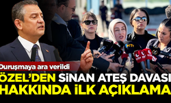 Özgür Özel'den Sinan Ateş davasıyla ilgili ilk açıklama! Duruşmaya ara verildi