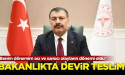 Sağlık Bakanlığı'nda devir teslim