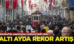 İstanbul'da yaşamanın maliyeti belli oldu: Rekor artış