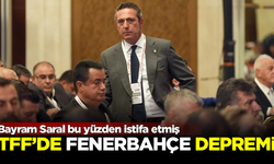 TFF'de Fenerbahçe depremi! Bayram Saral bu yüzden istifa etmiş