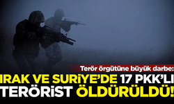 Terör örgütü PKK'ya dev darbe! Irak ve Suriye'de 17 terörist öldürüldü