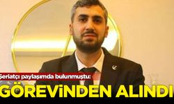 Şeriatçı paylaşımda bulunmuştu: Görevinden alındı