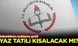 Yaz tatili kısalacak mı? Milli Eğitim Bakanlığı'ndan resmi açıklama