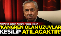 AK Partili Bülent Arınç'ın mesajı kime? "Kangren olan uzuvlar kesilip atılacak"