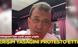 Instagram'dan canlı yayın yaptı: Erişim yasağını protesto etti