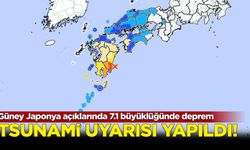 Güney Japonya açıklarında 7.1 büyüklüğünde deprem