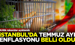 İstanbul'da temmuz ayı enflasyonu belli oldu