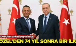 SONAR'ın anketi yayınlandı: Özel'den 74 yıl sonra bir ilk