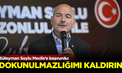 Süleyman Soylu Meclis'e başvurdu: Dokunulmazlığımı kaldırın