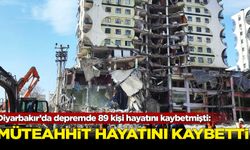 Diyarbakır’da depremde 89 kişi hayatını kaybetmişti: Sitenin müteahhidi hayatını kaybetti