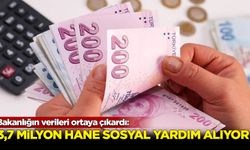 Bakanlığın verileri ortaya çıkardı: 3,7 milyon hane sosyal yardım alıyor