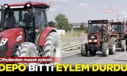 Çiftçilerden mazot eylemi: Depo bitti eylem durdu