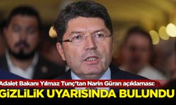 Adalet Bakanı Yılmaz Tunç'tan Narin Güran açıklaması