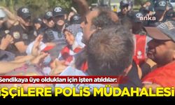 Polonez işçilerine polis müdahalesi