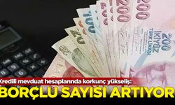 Kredili mevduat hesaplarında korkunç yükseliş: Borçlu sayısı artıyor