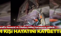 İsrail'in Nusayrat ve Cibaliya mülteci kamplarına saldırısında 4 kişi hayatını kaybetti