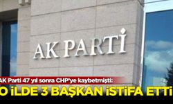 AK Parti'nin 47 sonra CHP'ye kaybettiği ilde istifa