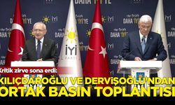 Kılıçdaroğlu ve Dervişoğlu'ndan ortak toplantı