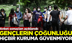 Anket sonuçları açıklandı! Gençlerin çoğu, hiçbir kuruma güvenmiyor