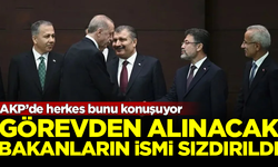 Herkes bunu konuşuyor! AKP'de Erdoğan'ın görevden alacağı bakanların ismi sızdırıldı